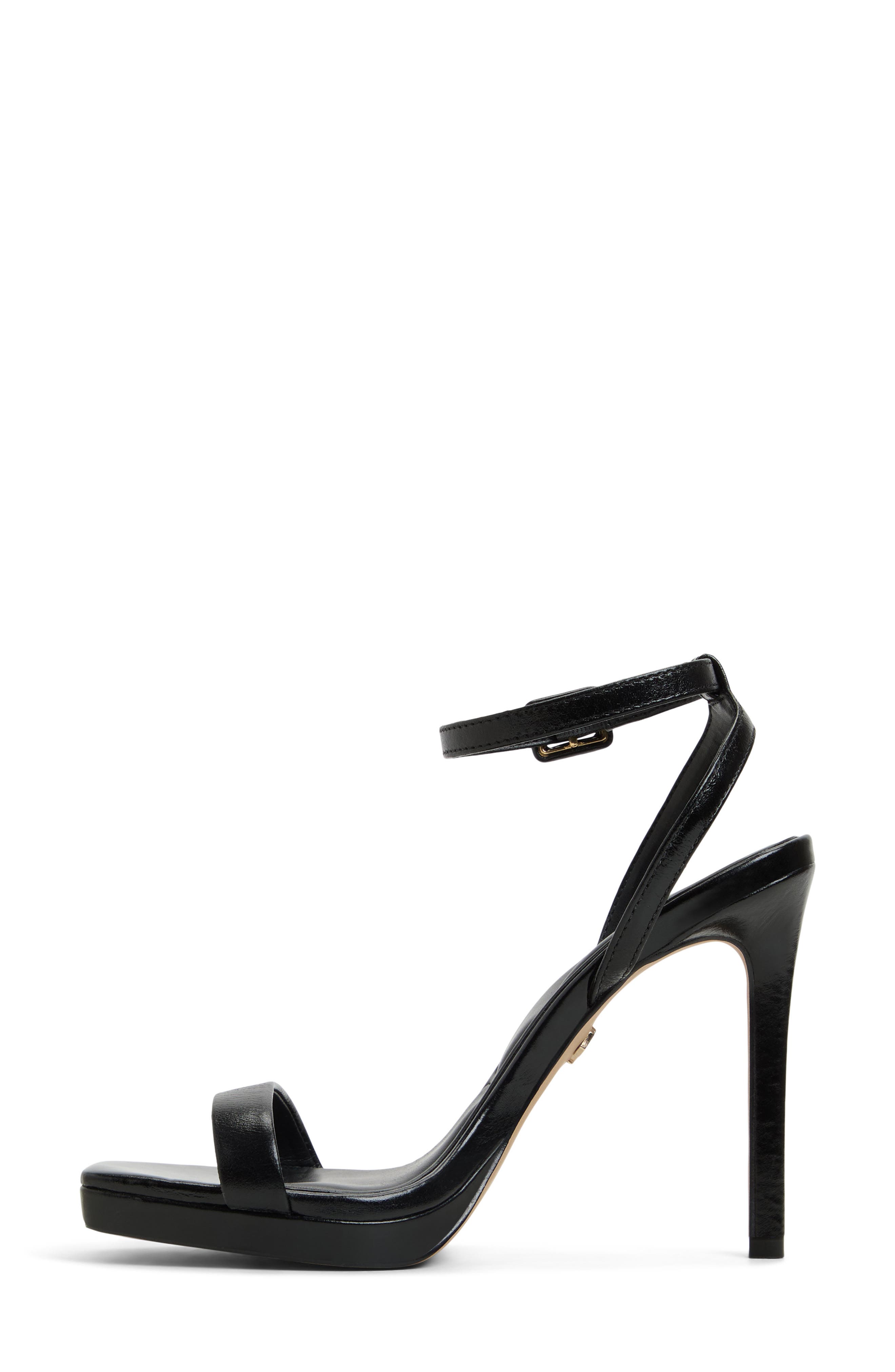ALDO Kaathy Ankle Strap Platform Sandal, Alternate, color, Black