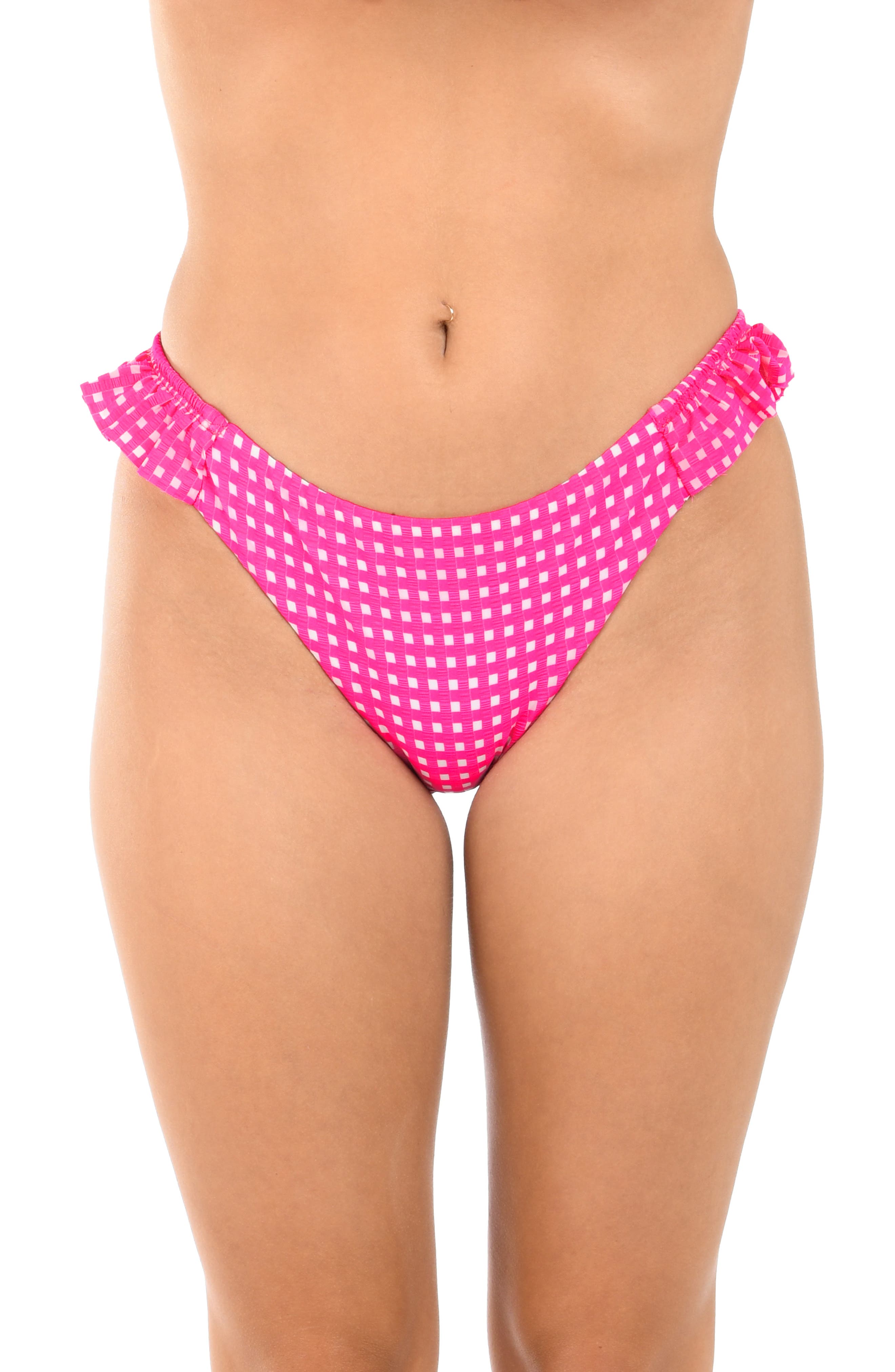 Citrus Picnic Ruffle Hipster Bikini Bottoms
