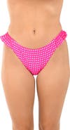 Citrus Picnic Ruffle Hipster Bikini Bottoms