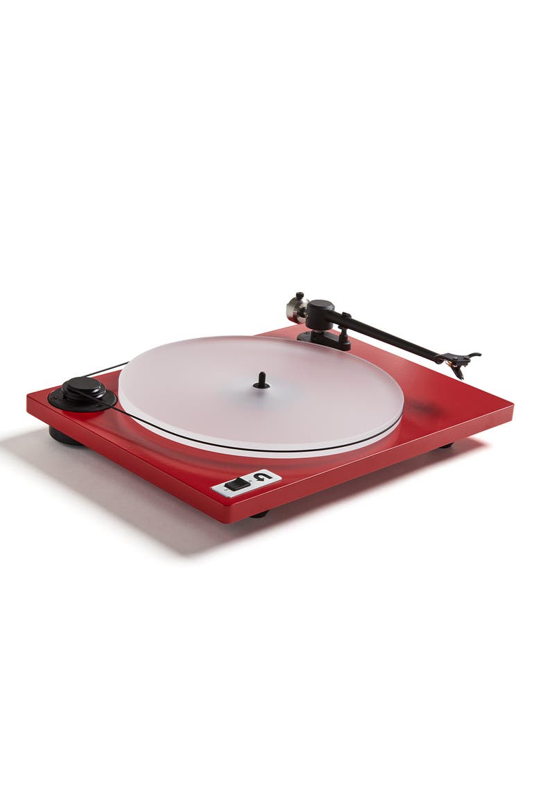 Orbit 2 Plus Turntable with Built-in Preamp and Ortofon OM 5E Cartridge, Alternate, color, Red