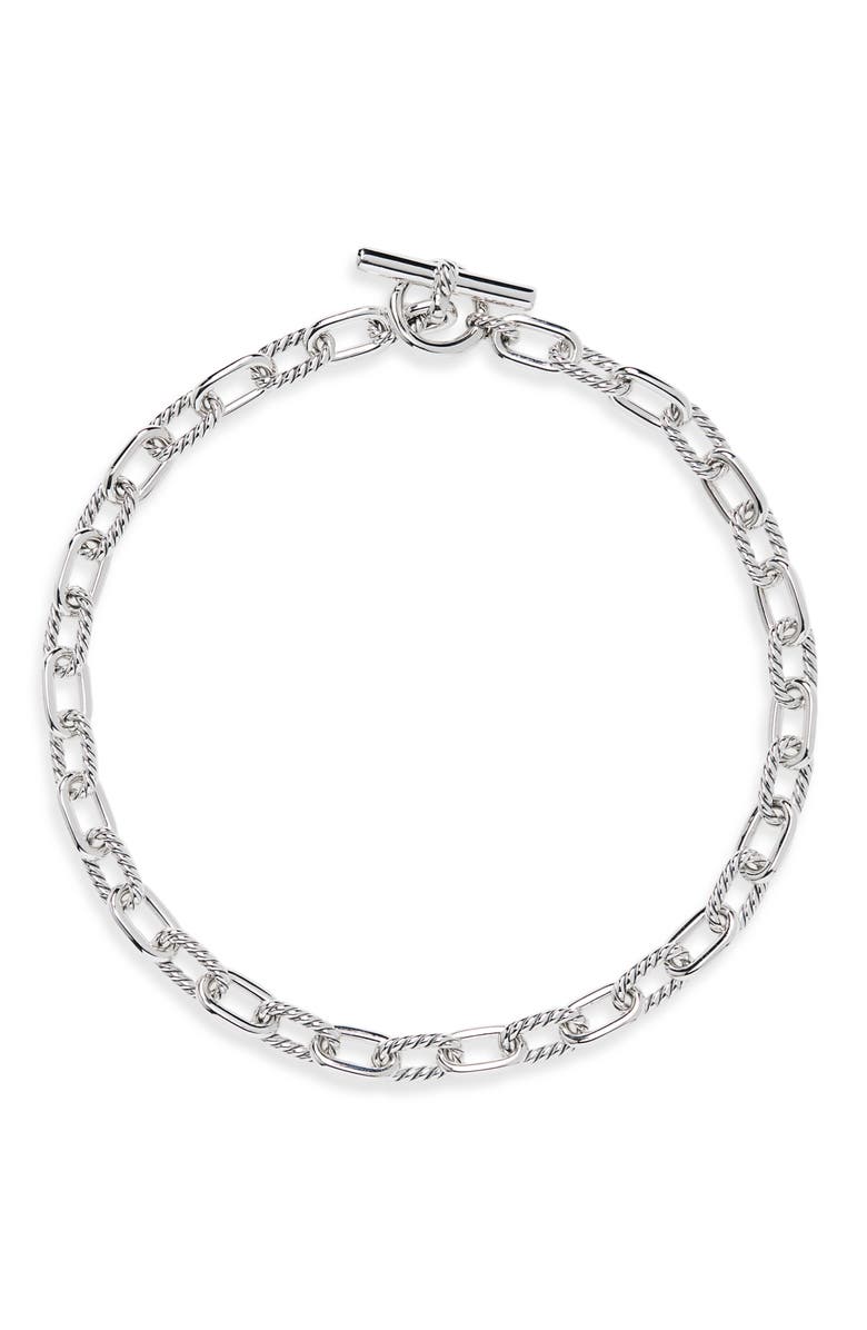 David Yurman DY Madison<sup>®</sup> Toggle Chain Necklace, Sterling Silver, 8.5mm, Main, color, Sterling Silver