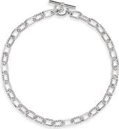 David Yurman DY Madison® Toggle Chain Necklace, Sterling Silver, 8.5mm