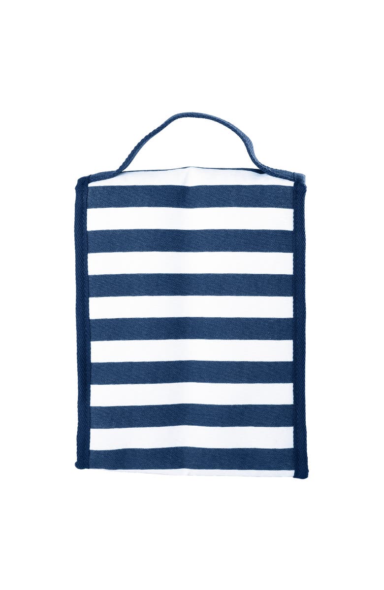Lands' End Small Cooler Bag Polyester Canvas, Soft Cooler Lunch Box for Women and Men, Alternate, color, Navy
