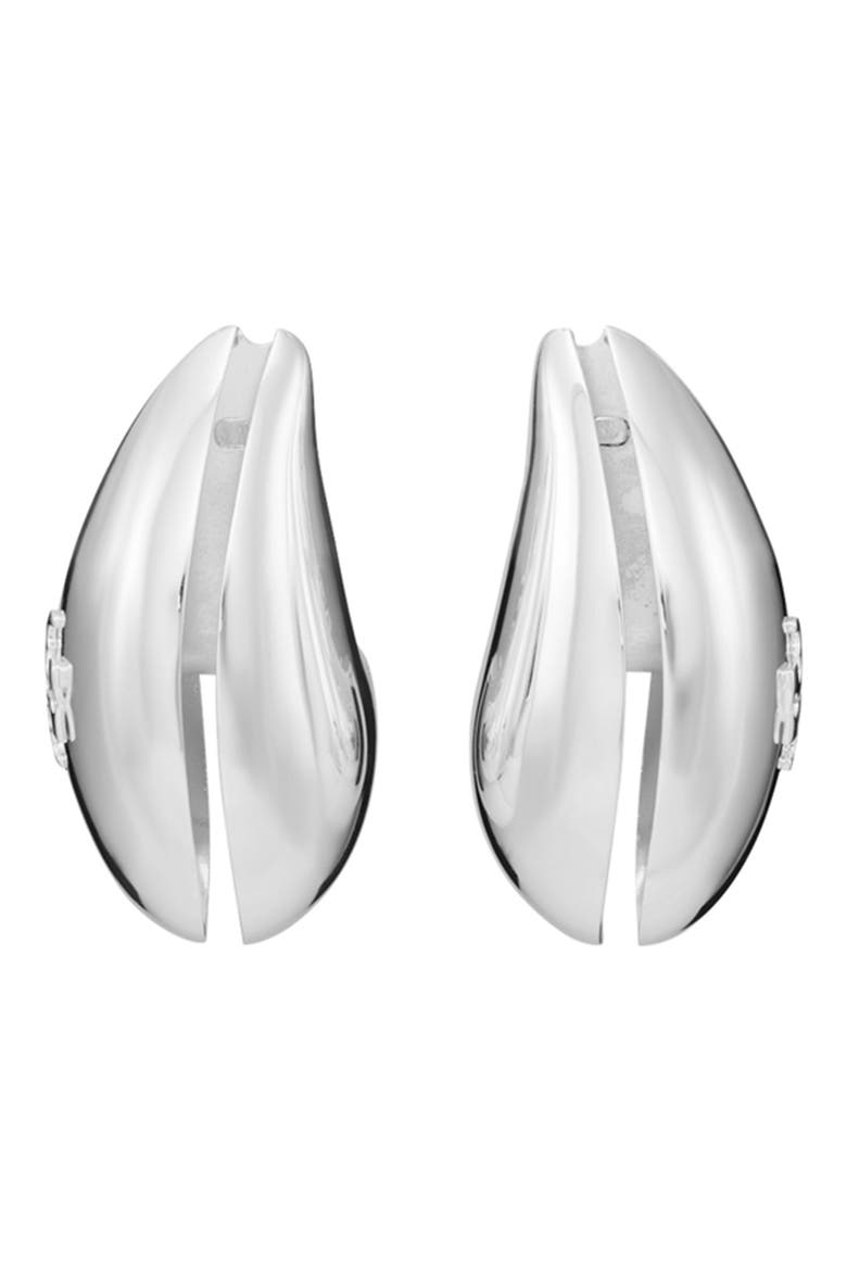 Wave Earrings, Alternate, color, LIGHT SILVER
