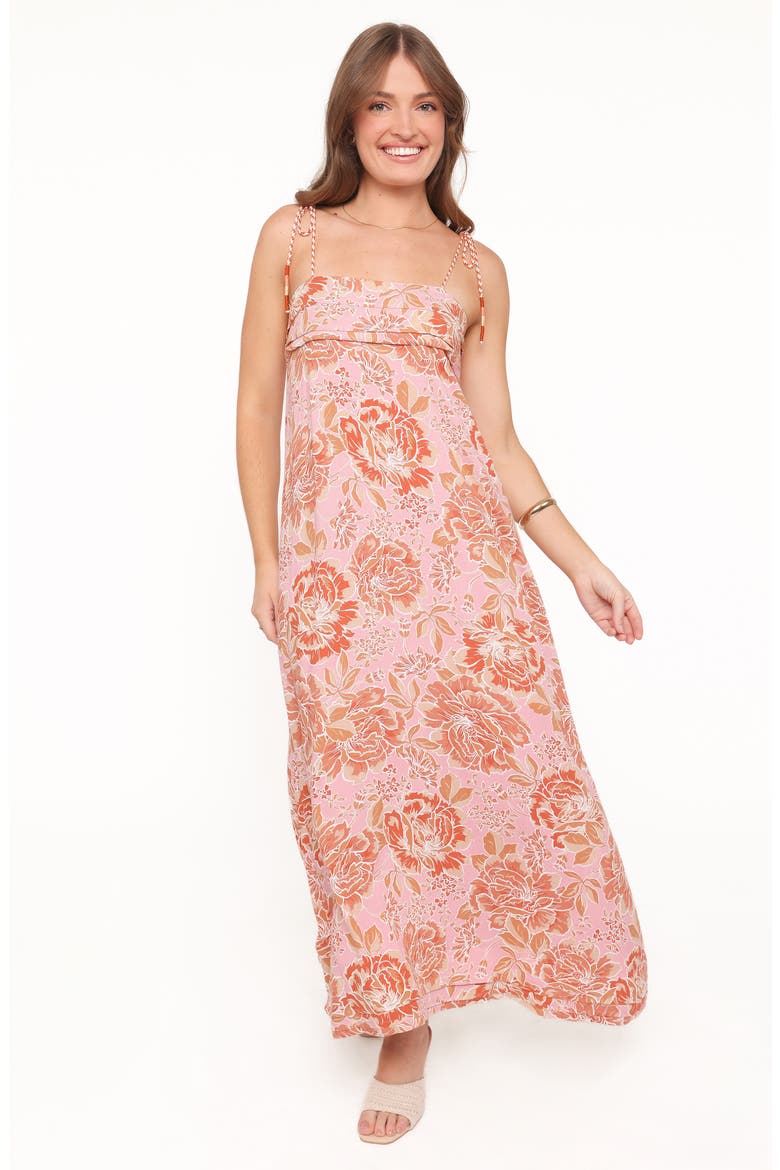Kahlie Floral Maxi Dress, Alternate, color, PINK FLORAL