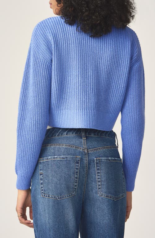 Florence By Mills Bright Side Crop Cardigan In Blue