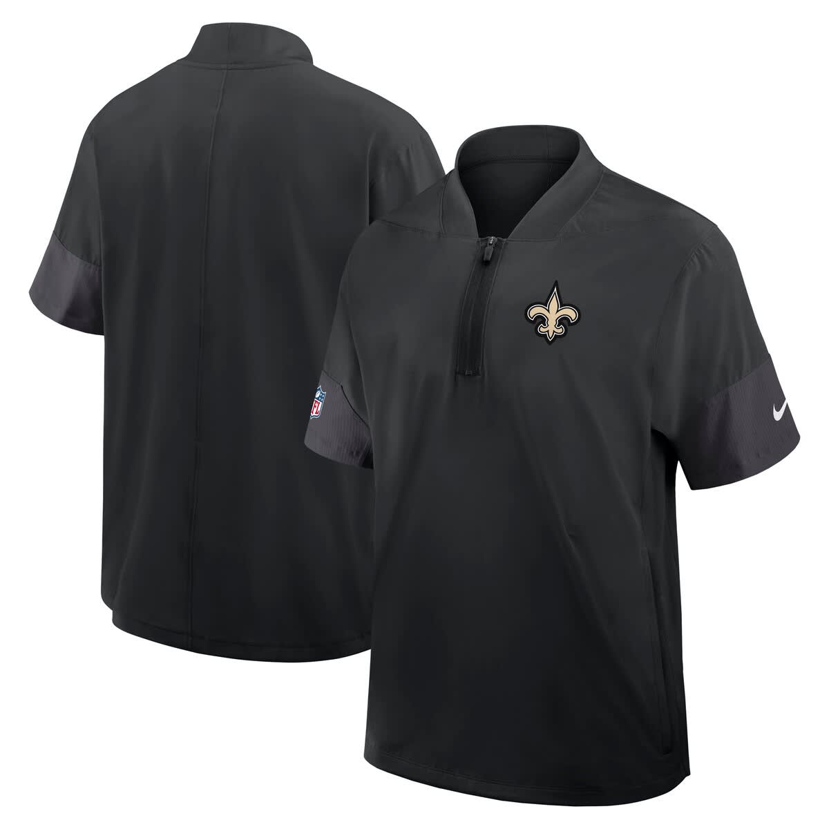 nike short sleeve quarter zip