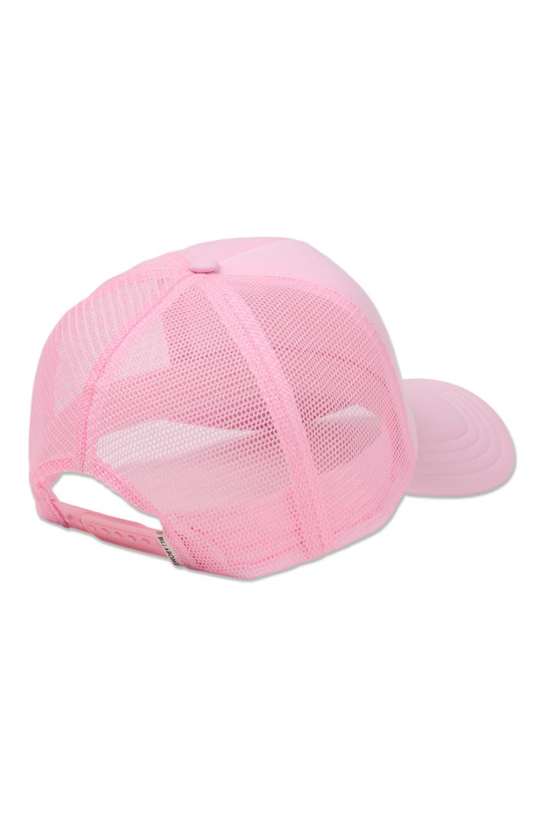 Embroidered Trucker Hat, Alternate, color, CANDY PINK