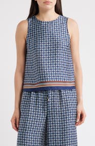 Halogen® Geo Print Shell Tank