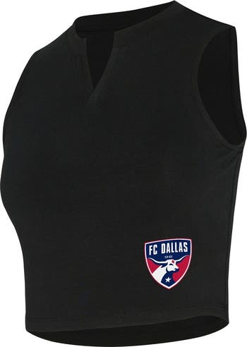 売れ筋商品|||コンセプトスポーツ カットソー トップス レディース Women's Black FC Dallas Market Cropped Tri-Blend Tank Top Black CONCEPTS SPORT Women's Concepts Sport Black FC Dallas Market