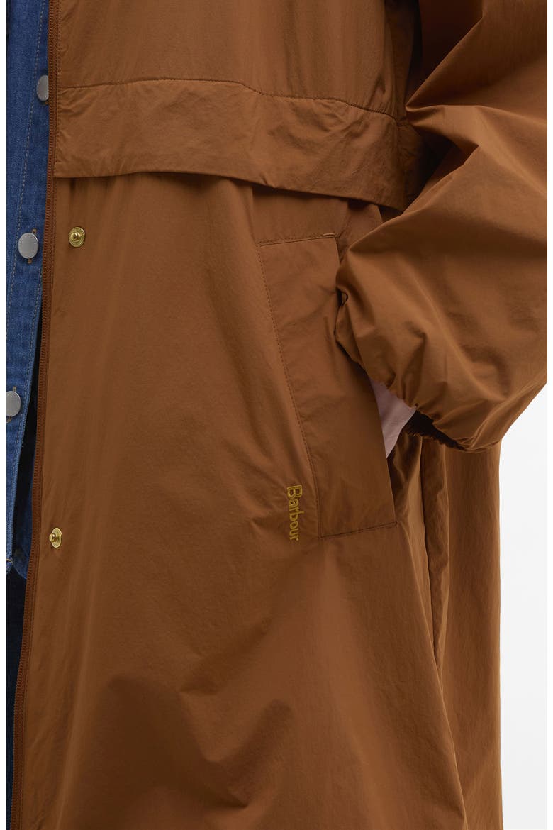 Naboo Showerproof Hooded Jacket, Alternate, color, RUST BROWN