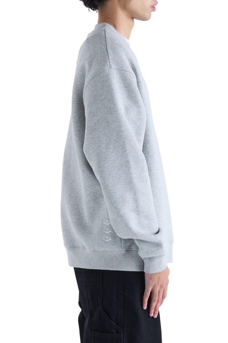 OG Fleece Crewneck Sweatshirt, Alternate, color, GREY MARL