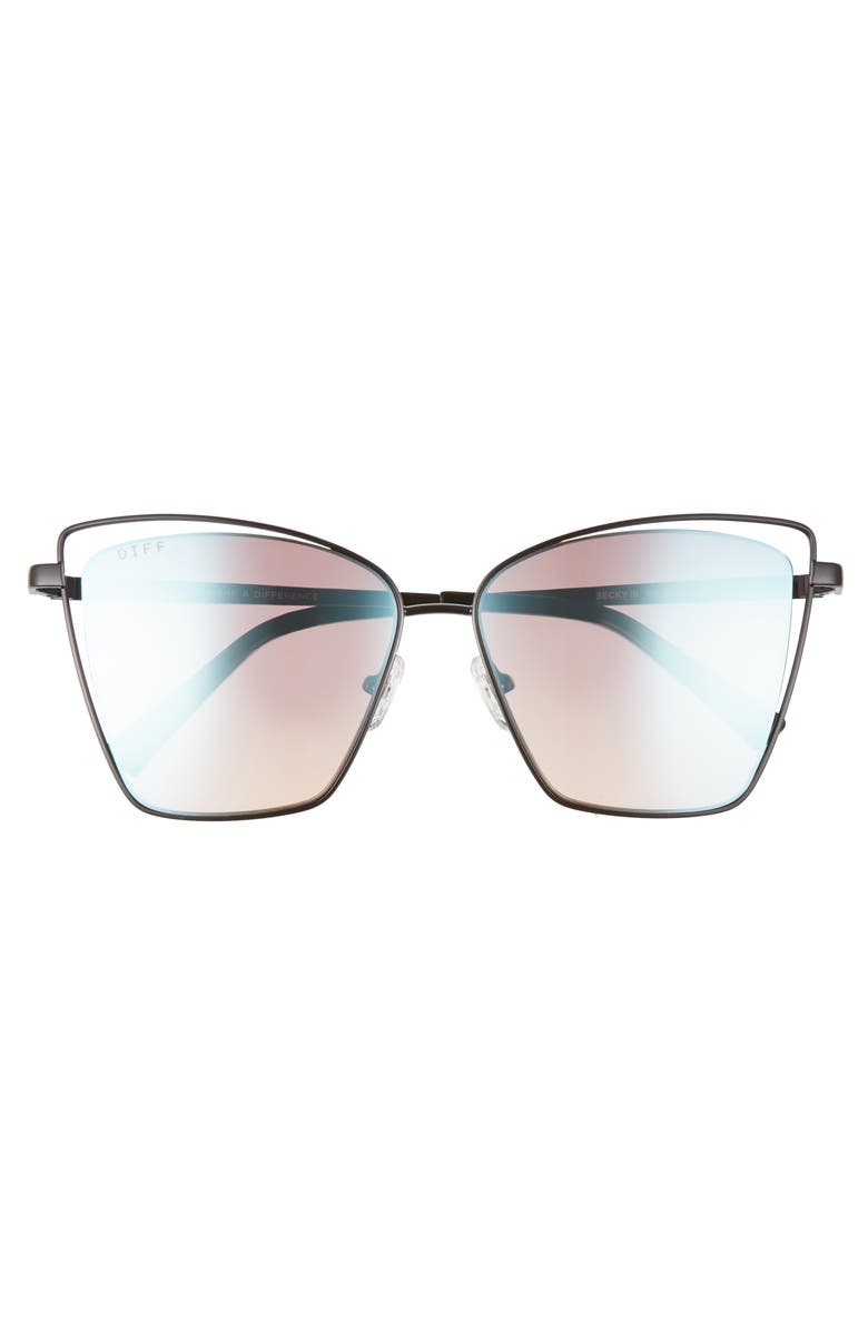 DIFF Becky III 57mm Sunglasses, Alternate, color, 