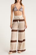 Ramy Brook Larsa Open Stitch Cover-Up Pants