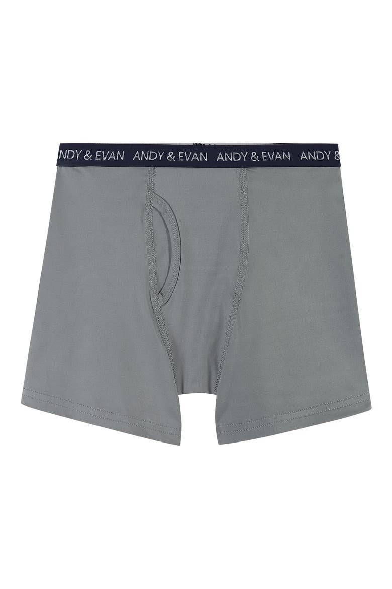Kids' Assorted 5-Pack Boxer Briefs, Alternate, color, NAVY/ GREY