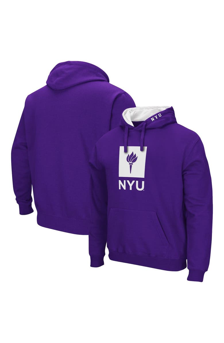 COLOSSEUM Men's Colosseum Purple NYU Violets Arch and Logo Pullover Hoodie, Main, color, Purple