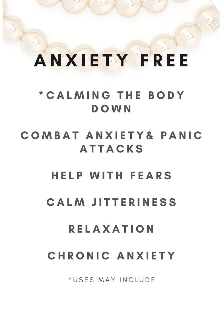 N19 Anxiety Free Set of 2 Healer's Bracelets, Alternate, color, YELLOW GOLD
