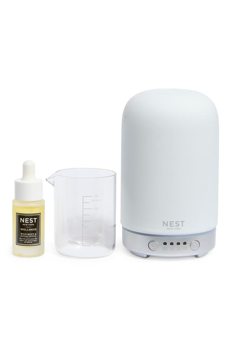 Wild Mint & Eucalyptus Misting Diffuser Set, Main, color, NO COLOR