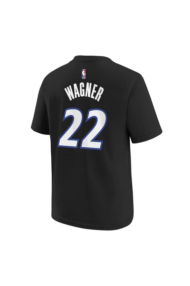 Youth Jordan Brand Franz Wagner Black Orlando Magic Name & Number T-Shirt - Statement Edition, Alternate, color, Black
