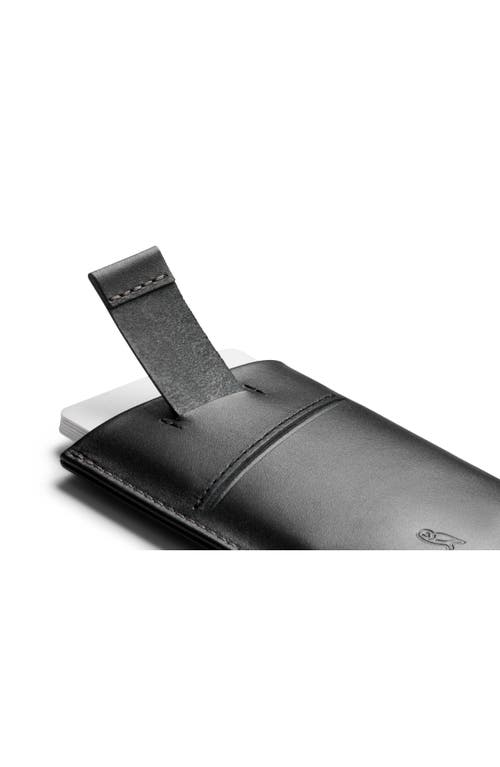 Bellroy Leather Card Sleeve In Black