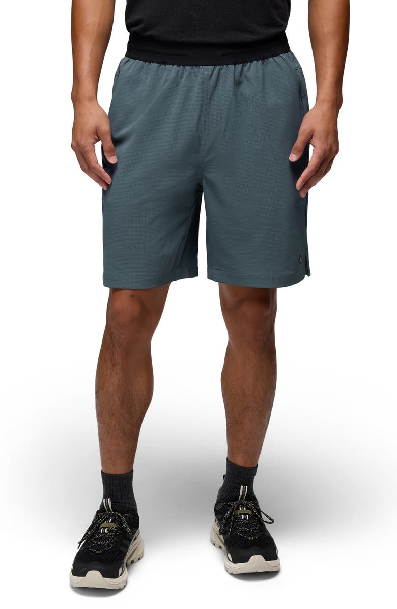 prAna Hybridizer Shorts, Main, color, Grey Blue