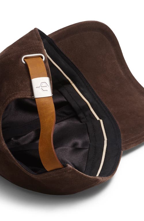 Rag & Bone Harlow Cotton Corduroy Baseball Cap In Brown