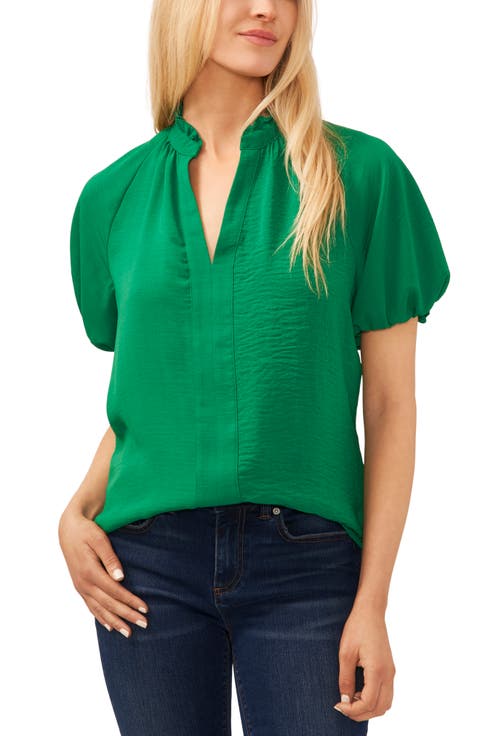 SPLIT NECK TOP main image 0