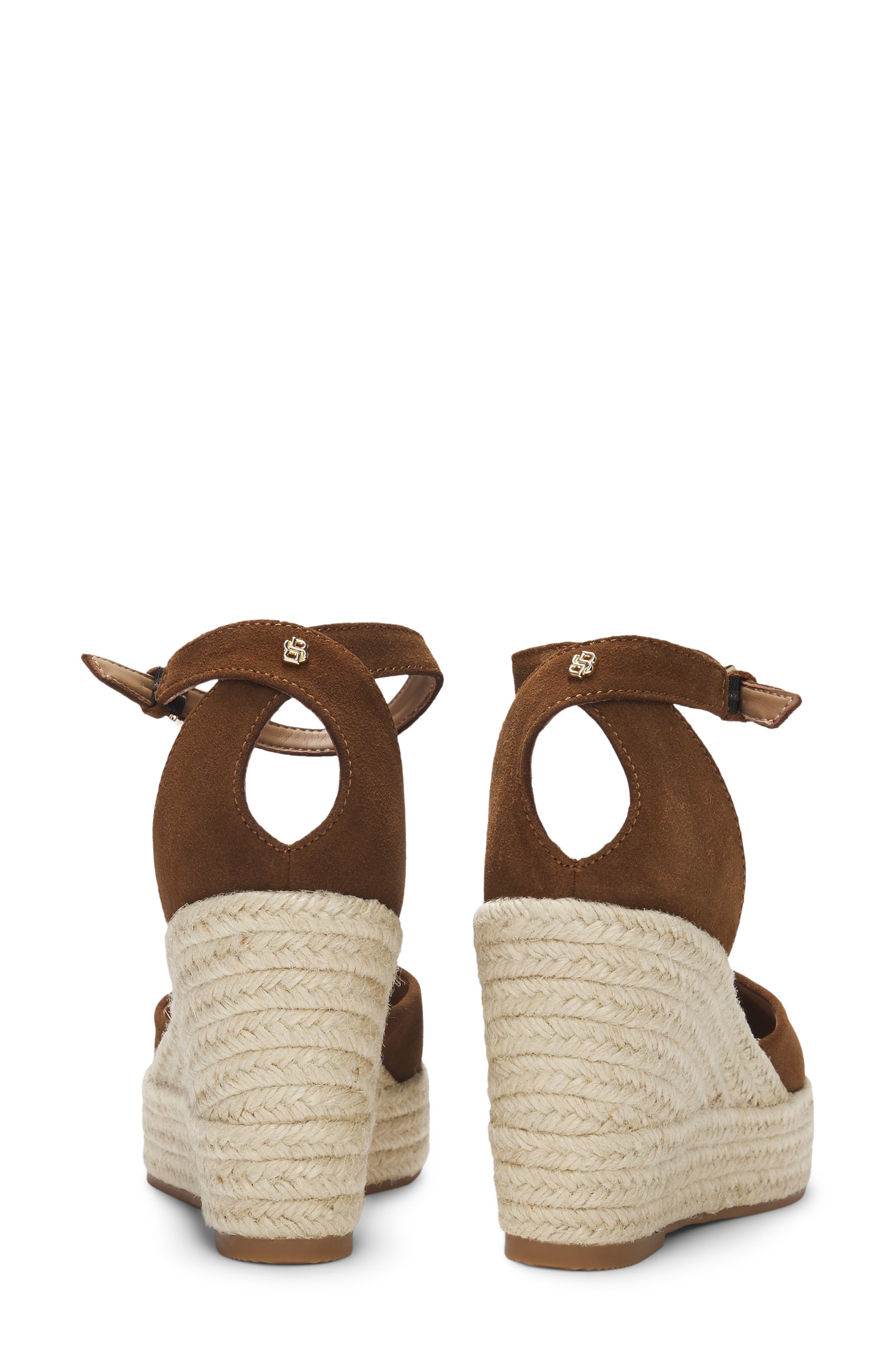 Madeira Espadrille Platform Wedge Pump, Alternate, color, MEDIUM BROWN
