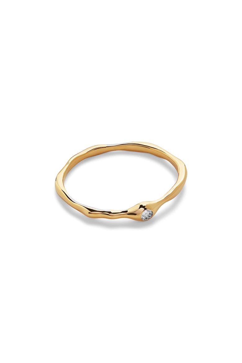 Lab Grown Diamond Stacking Ring, Main, color, YELLOW GOLD