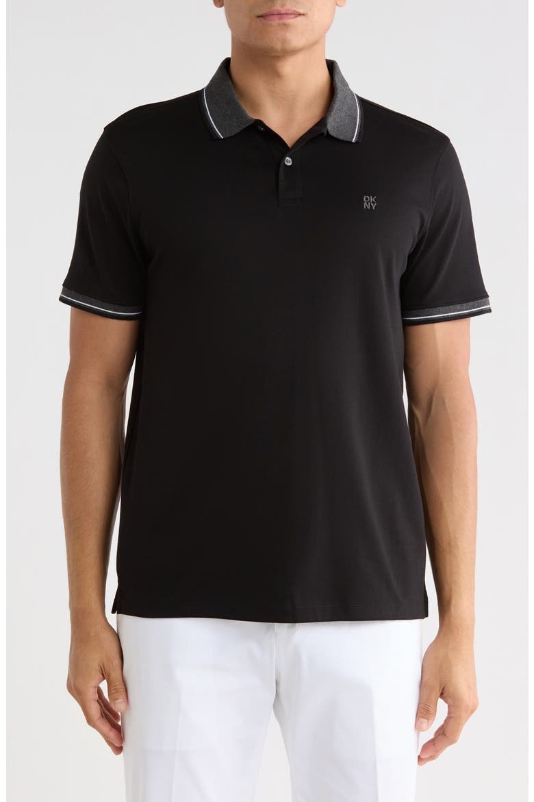 Padres Stretch Cotton Polo, Main, color, ONYX