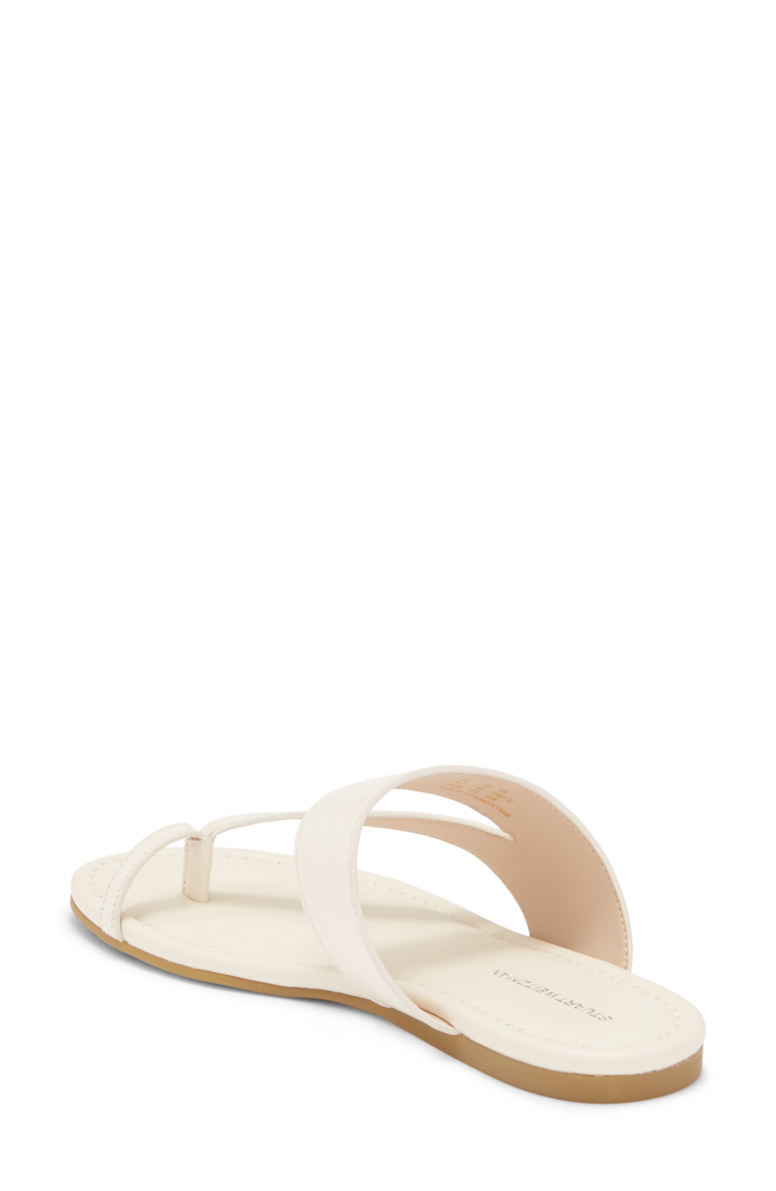 Stuart Weitzman Remy Toe Strap Sandal, Alternate, color, Seashell