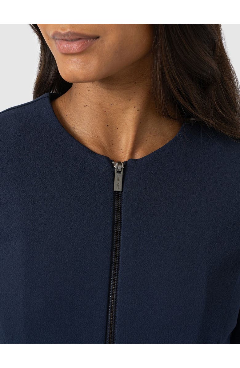 Saint + Sofia Florence Jacket, Alternate, color, Navy