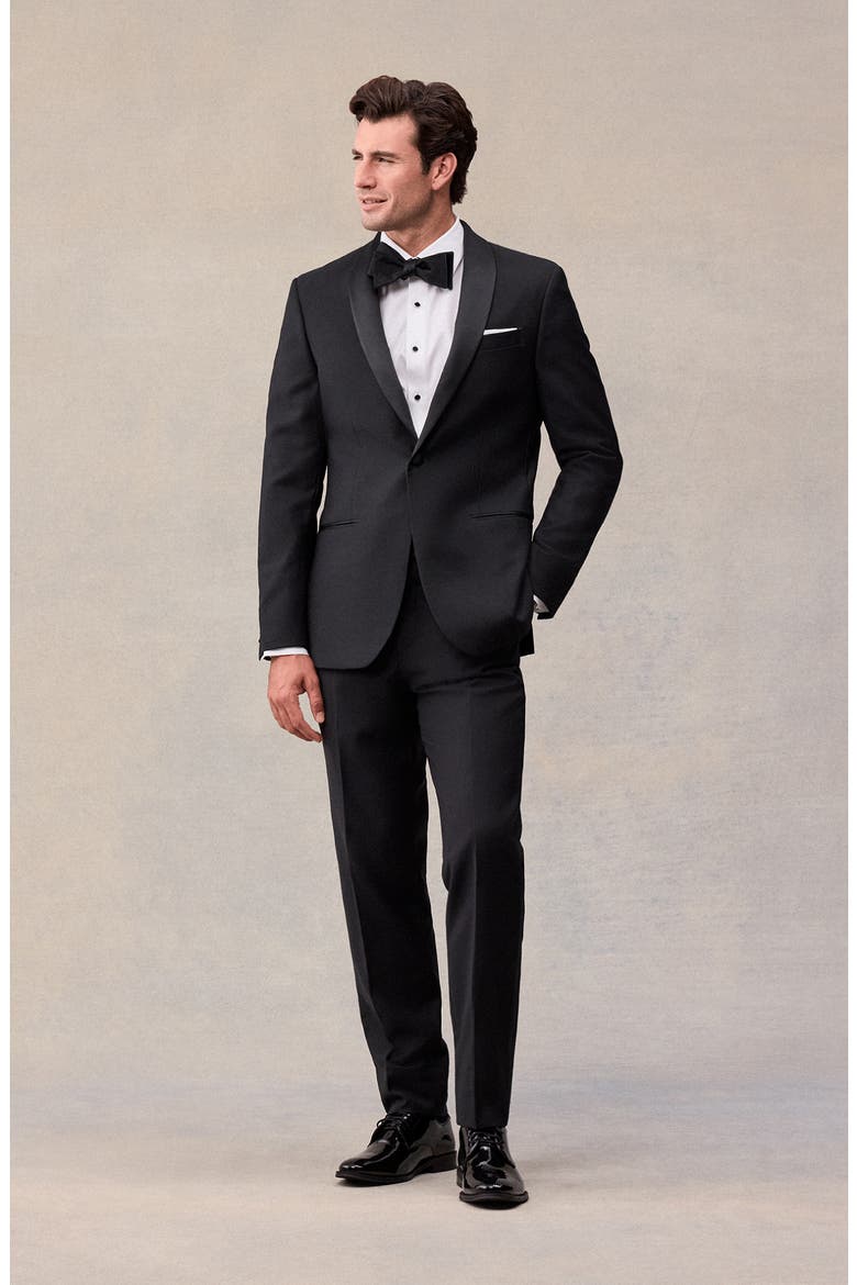 Shawl Tuxedo Jacket, Alternate, color, Black