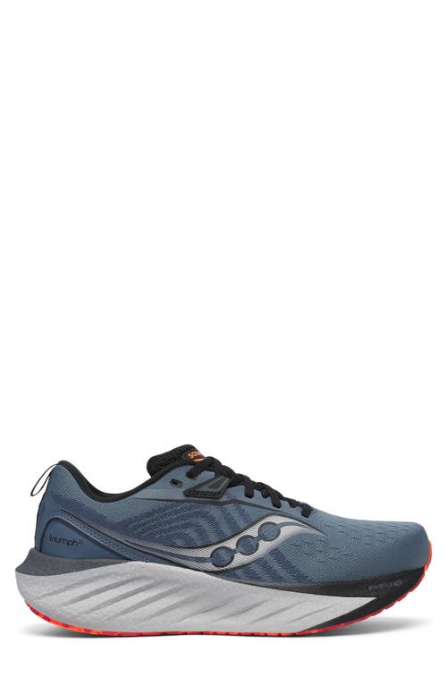 Saucony Triumph 22 Running Shoe In Mirage/black