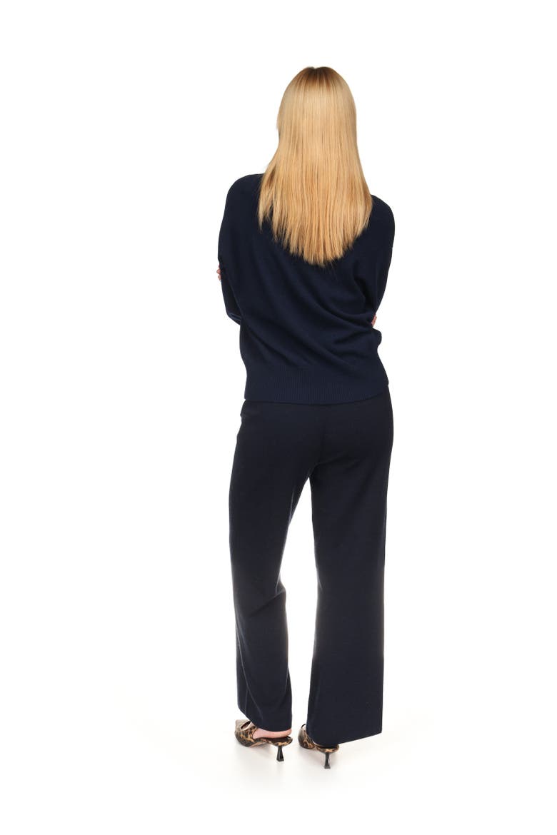 Stargazer Hotfix Crewneck Sweater, Alternate, color, Navy