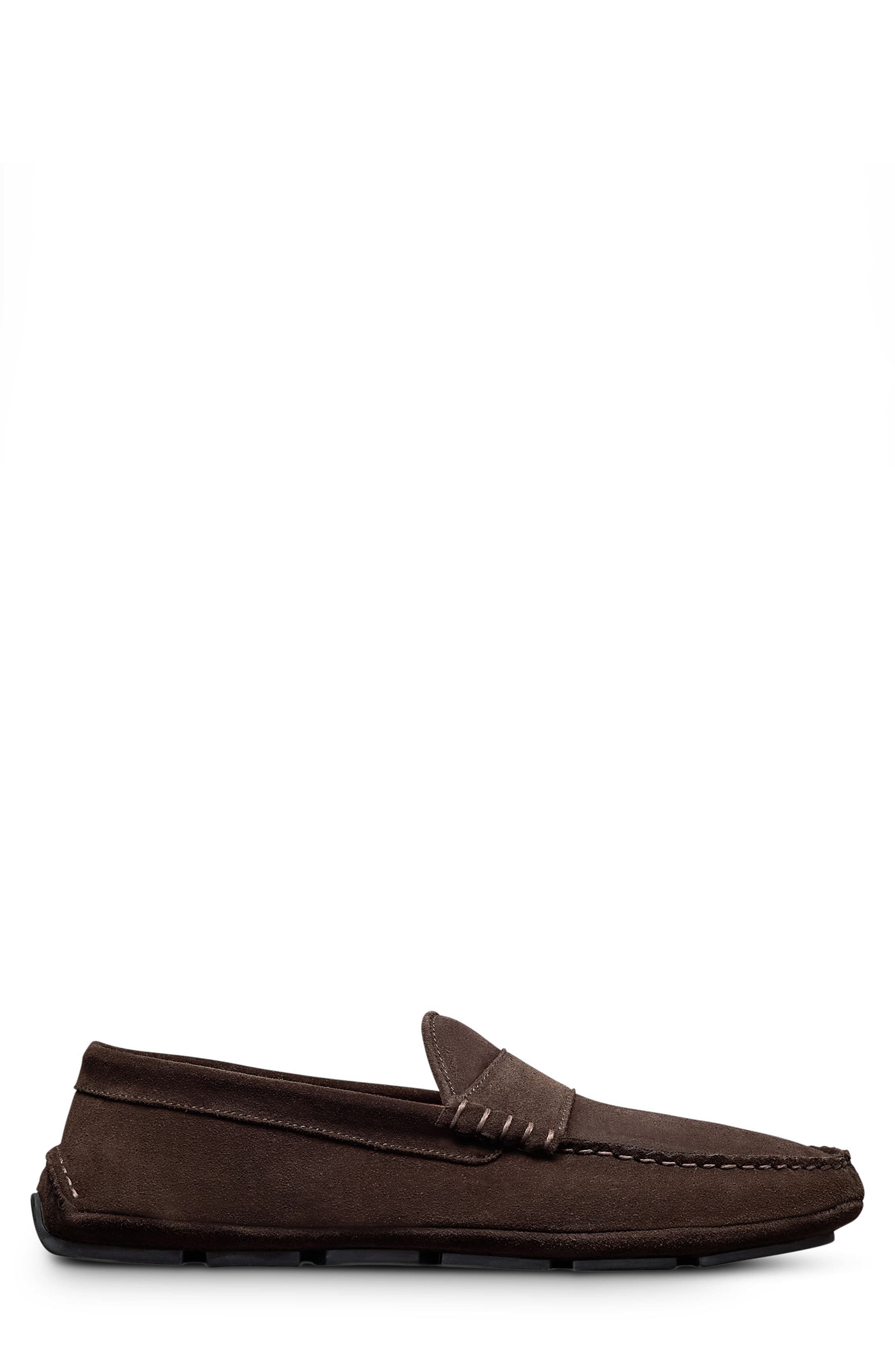 Allen Edmonds Apex Driving Loafer, Alternate, color, Bitter Chocolate Suede