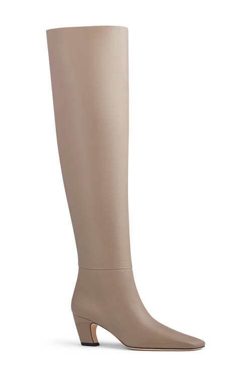 Neil J. Rodgers Meg Over The Knee Boot In Mastice Nappa