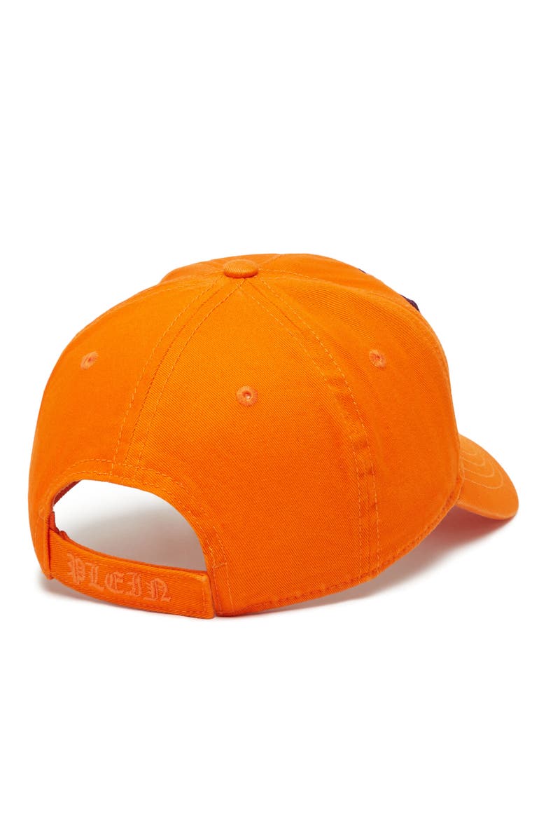 Baseball Cap Gothic Plein Adjustable Strap Unisex, Alternate, color, orange