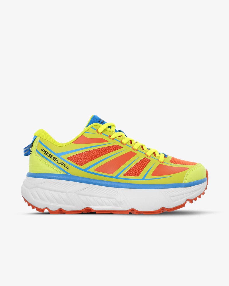 FESSURA TRAIL SBL E-10 Sneaker in Lime-Orange 