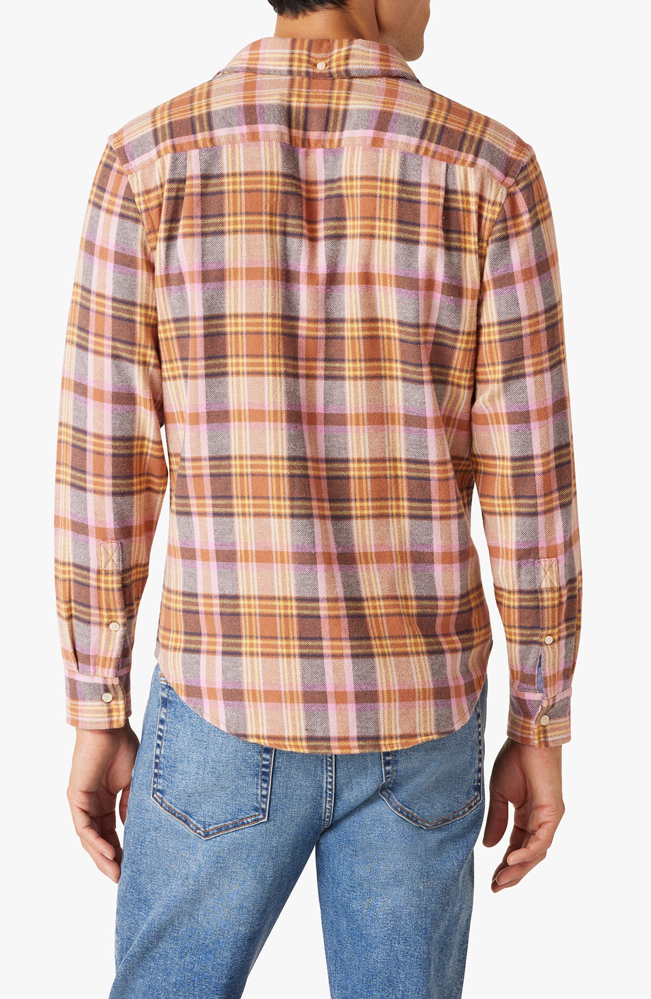 Joe's Point Collar Cotton Flannel Button-Up Shirt (Men) | Nordstrom