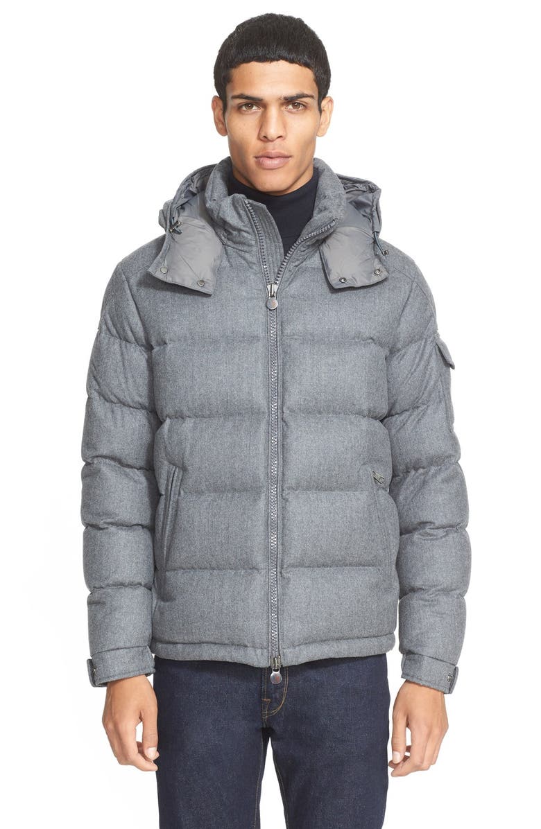 Moncler 'Mont Genevre' Wool Down Jacket, Main, color, 