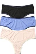 Hanky Panky MoveCalm™ Assorted 3-Pack High Rise Thongs