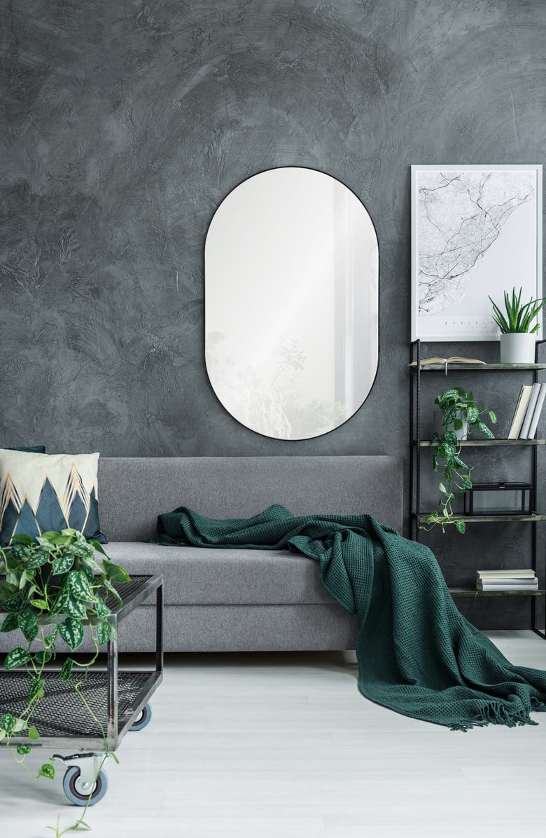 Renwil Webster Oval Mirror, Alternate, color, Clear