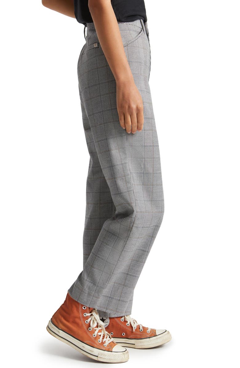 Brixton Thurston Plaid Straight Leg Pants, Alternate, color, 