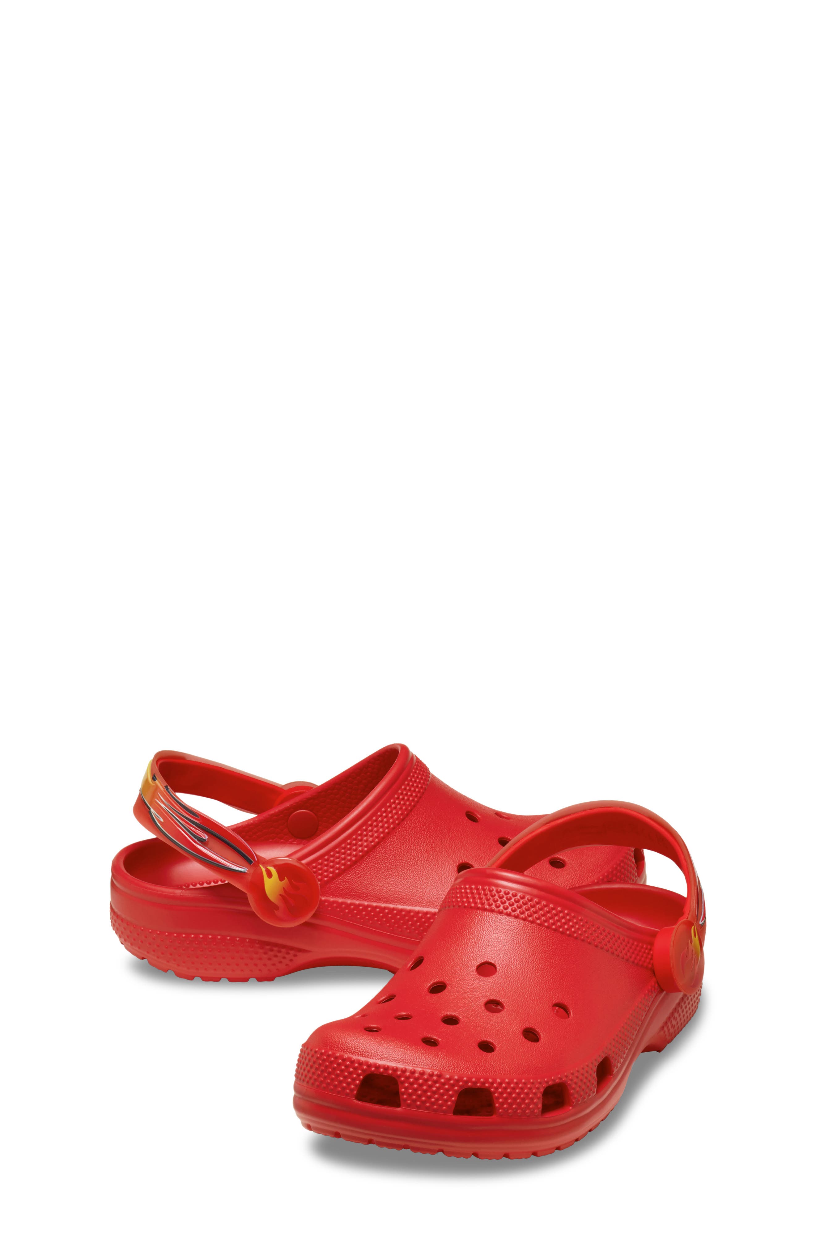 CROCS Kids' Classic Flame Lights Clog, Alternate, color, Flame