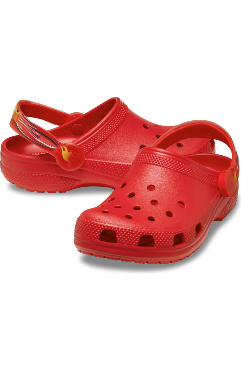 CROCS Kids' Classic Flame Lights Clog, Alternate, color, Flame