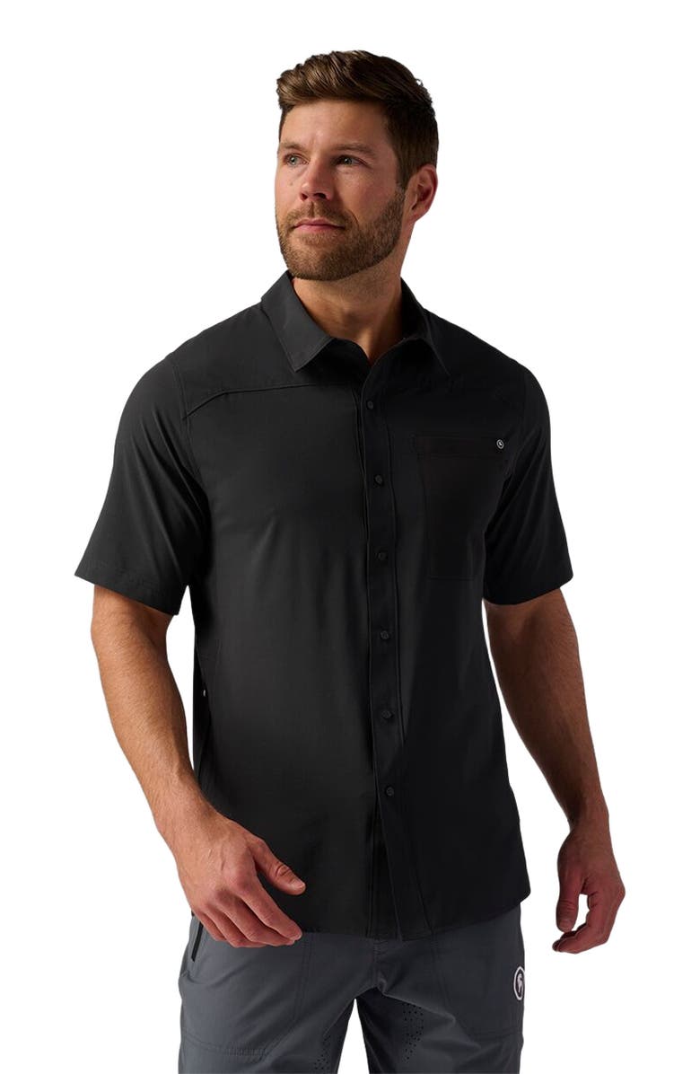Backcountry Slickrock Short-Sleeve Button-Up Jersey - Men's, Main, color, Black