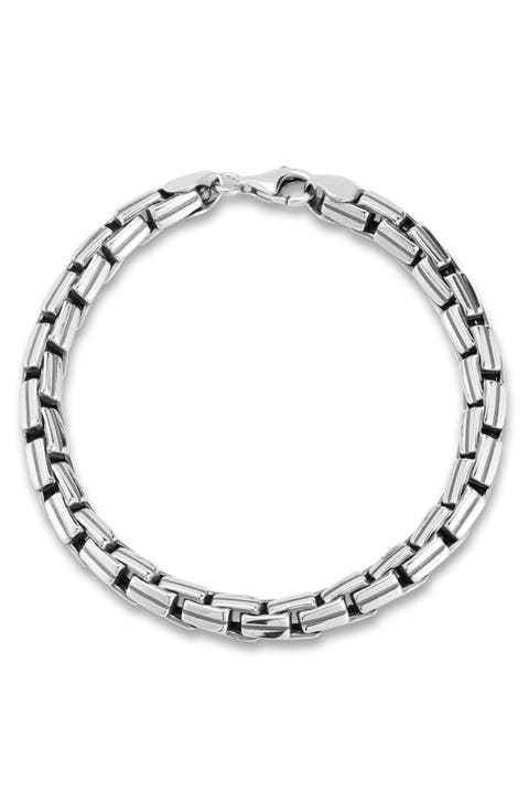 Men's Box Chain Bracelet