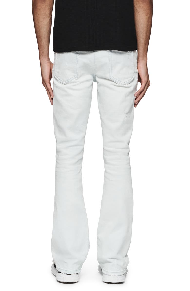 PURPLE BRAND Vintage Flare Distressed Blowout Jeans, Alternate, color, Lt Indigo