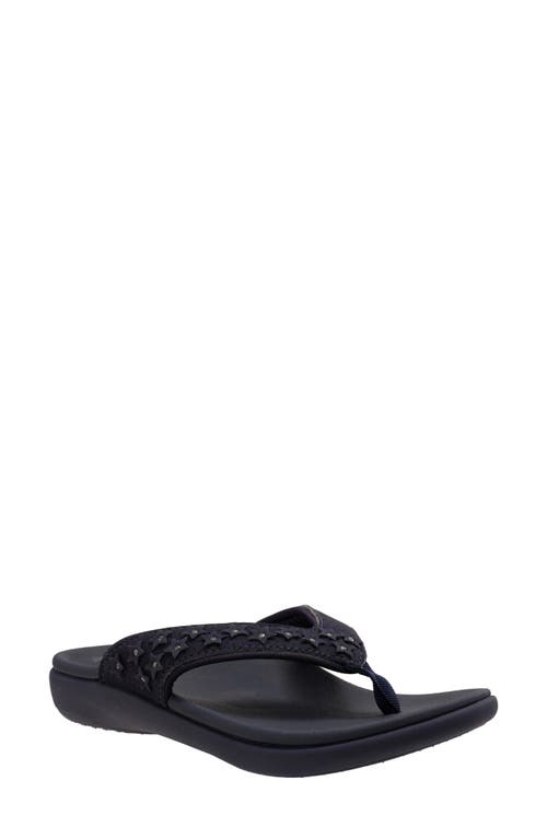 Revitalign Yumi Bvi Flip Flop In Black